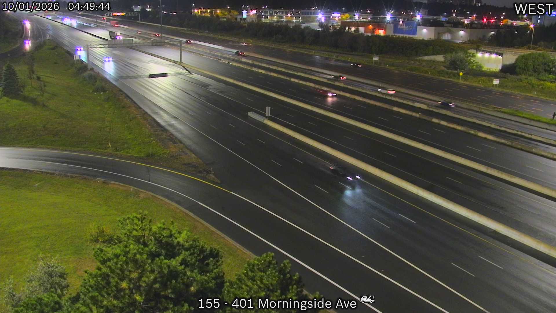 Highway 401 at Morningside Avenue