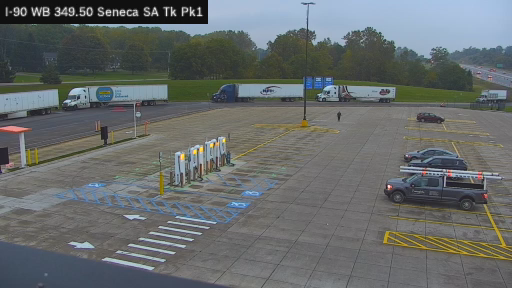 I-90 MP 349.50 WB Seneca Service Area Truck Park 1
