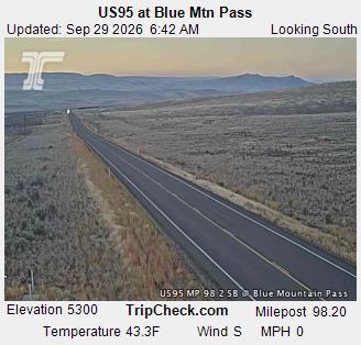 US95 at Blue Mtn Pass