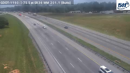 GDOT-1190: I-75 S at SR36 MM 200.9 (Butts)