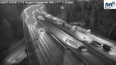 GDOT-0438: I-75 N past ChastainRd MM 271.9 (Cobb)