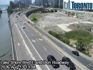 Don Valley Parkway near Gardiner Expressway