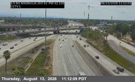 I-5 : (1) North of Magnolia Avenue (South Of SR-91)