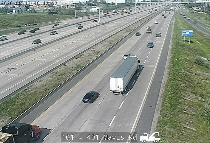 Highway 401 near Mavis Road