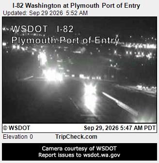 I-82 Washington at Plymouth Port of Entry
