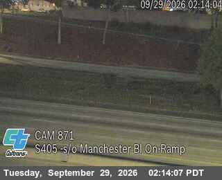 I-405 - I-405 : (871) s/o Manchester Blvd On-Ramp - South