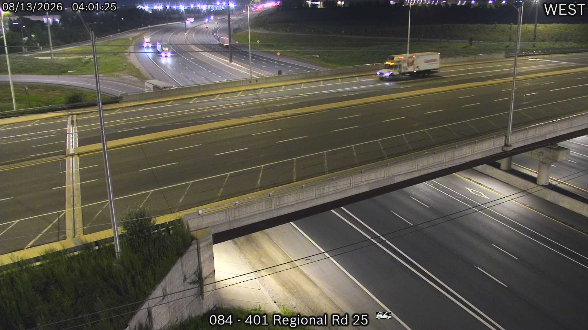 Highway 401 Near Regional Road 25