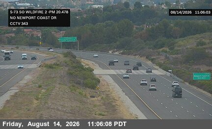 SR-73 : (343) North of Newport Coast Drive