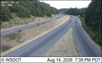SR 16 at MP 15.4: SR 302 Interchange