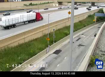 I-43  - I-43 at Juneau Ave