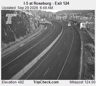 I-5 at Roseburg - Exit 124