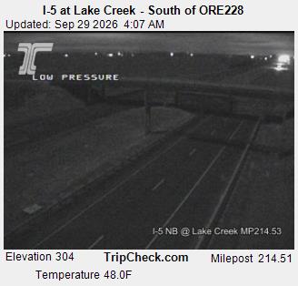 I-5 at Lake Creek - South of ORE228