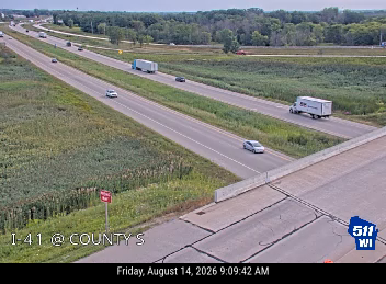 I-41  - I-41 at County S