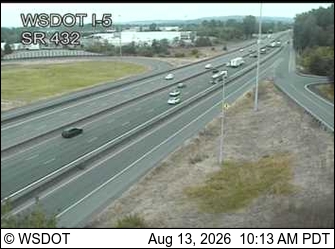 I-5 at MP 36.9: SR 432 Interchange