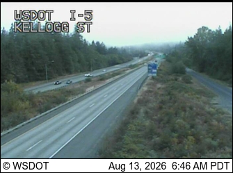 I-5 at MP 250.3: South of Old Fairhaven Parkway NB