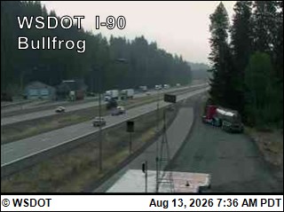 I-90 at MP 79.5: Bullfrog-facing west
