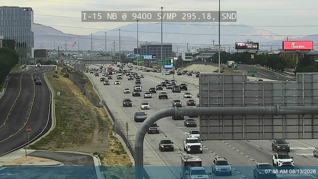 I-15 NB @ 9400 S / MP 295.18, SND                                                                   