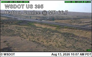 US 395 at MP 66.7: SR 26 Interchange Hatton Coulee