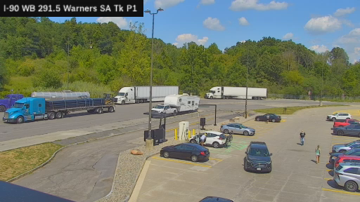 I-90 MP 291.50 WB Warners Service Area Truck Park 1