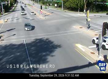 US 18  - US 18 at Elm Grove Rd