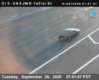 I-8 - (C015) I-8 : Just West Of Taylor Street - East