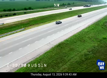 I-39/90  - I-39/90 at US 51N