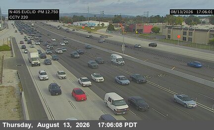 I-405 : (220) North of Euclid Street