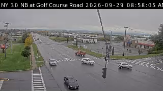 NY 30 NB at Golf Course Road