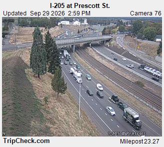 I-205 at Prescott St.