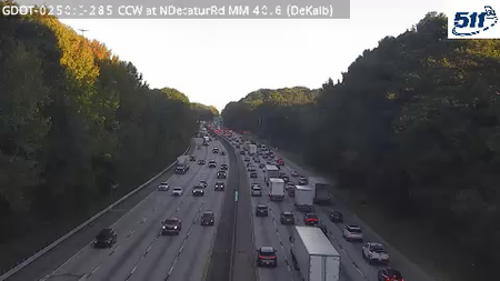 GDOT-0250: I-285 CCW at NDecaturRd MM 42.1 (DeKalb)