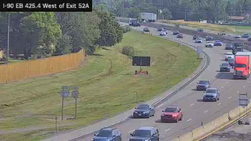 I-90 MP 425.41 EB West of Interchange 52A (William St)