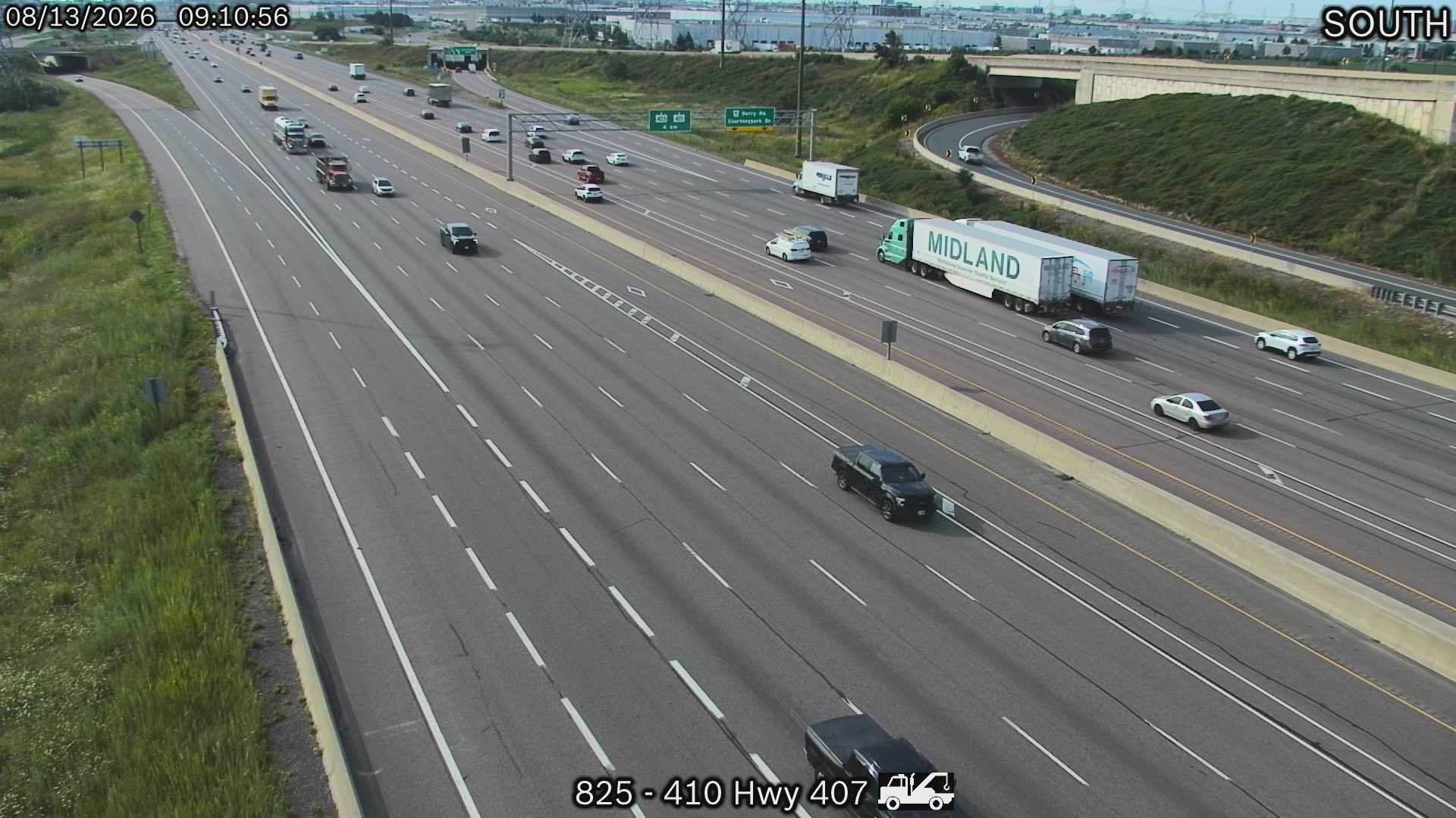 Highway 410 near Highway 407