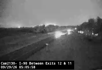 I-90 Westbound at Schodack Text Area