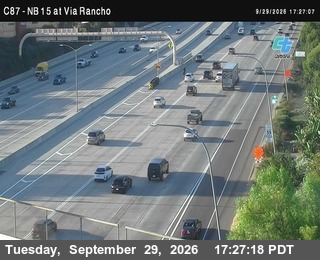 I-15 - (C087) I-15 : Via Rancho Parkway - North