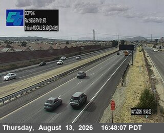 I-215 : (246) 1 Mile North of McCall Boulevard
