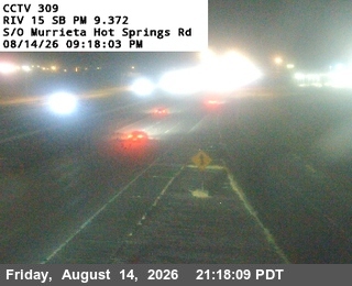 I-15 : (309) S/O Murrieta Hot Springs Rd