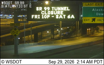 SR 99 at MP 30.2: S Atlantic St, East