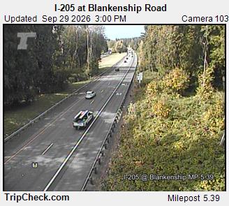 I-205 at Blankenship Road