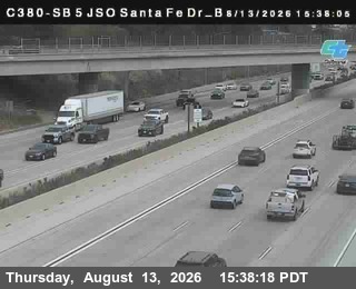 (C380) I-5: Just South of Santa Fe Drive Bottom