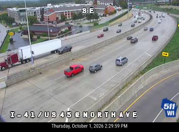I-41/US 45 at North Ave
