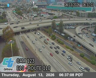 I-10 : (123) Route 110 CHP Tower
