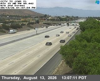 I-15 : (72) N of 2nd Street