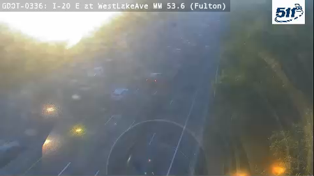 GDOT-0336: I-20 E at WestLakeAve MM 53.6 (Fulton)