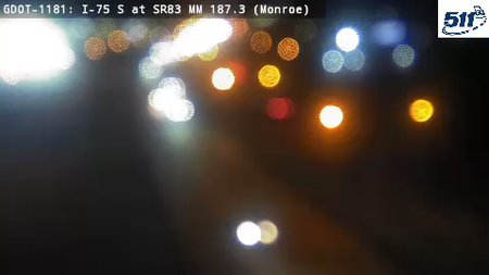 GDOT-1181: I-75 S at SR83 MM 187.1 (Monroe)