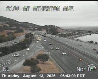 TVE91 -- US-101 : AT ATHERTON AVE
