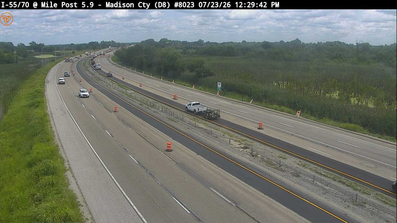 I-55/70 at Milepost 5.9 (W of IL 111) (#8023)