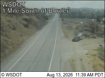 US 97 at MP 335: (View North)