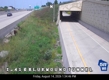 I-41/US 45  - I-41/US 45 @ S of Bluemound Rd Tunnel