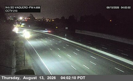 I-5 : (213) South of Avenida Vaquero On
