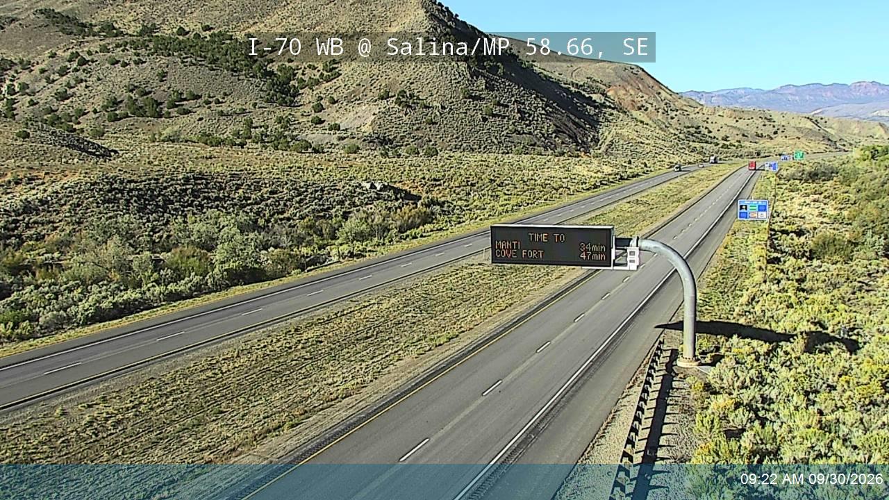 I-70 WB @ Salina VMS / MP 58.66, SE